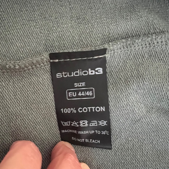 Studio B3 knit grey/green lagenlook jacket EU 44/46 - Picture 7 of 9